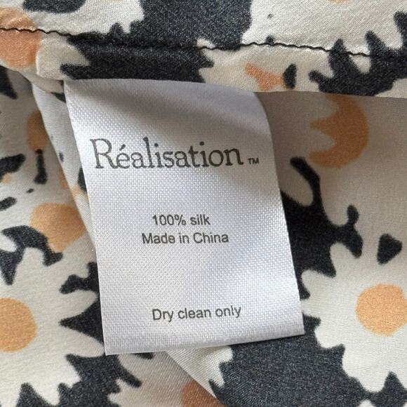 Realisation Par‎ Naomi Silk Skirt Flower Power Floral Size XS - Picture 9 of 9